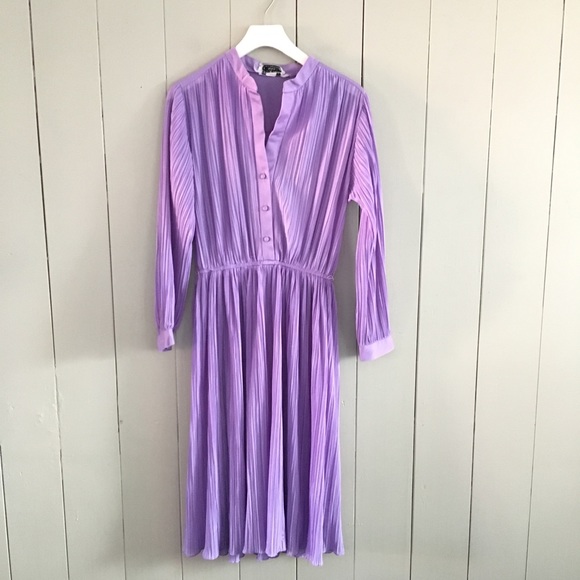 Hal Ferman Dresses & Skirts - Vtg 70’s P.C.F Hal Ferman Long Sleeve Blouson Purple Maxi Dress